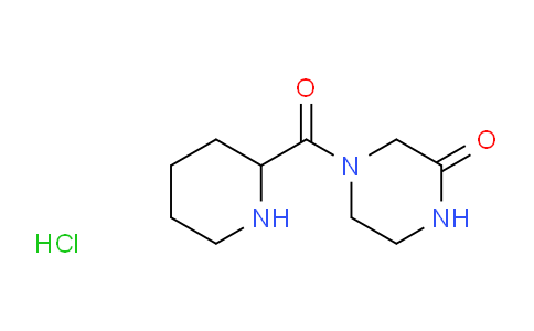 CAS No. 1236262-11-5, 4-(Piperidine-2-carbonyl)piperazin-2-one hydrochloride