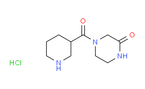 CAS No. 1220033-62-4, 4-(Piperidine-3-carbonyl)piperazin-2-one hydrochloride