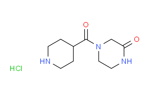 CAS No. 1220018-16-5, 4-(Piperidine-4-carbonyl)piperazin-2-one hydrochloride