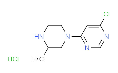 CAS No. 1289385-13-2, 4-Chloro-6-(3-methylpiperazin-1-yl)pyrimidine hydrochloride