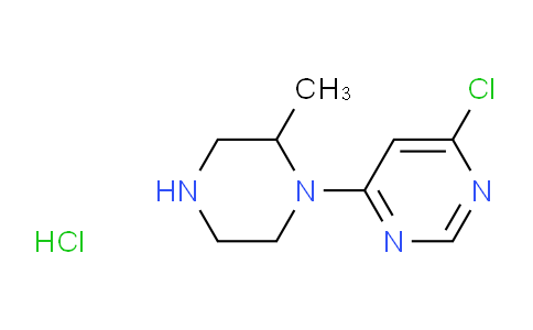 CAS No. 1289388-41-5, 4-Chloro-6-(2-methylpiperazin-1-yl)pyrimidine hydrochloride