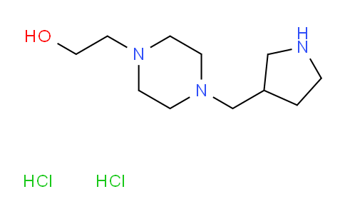 CAS No. 1219964-38-1, 2-(4-(Pyrrolidin-3-ylmethyl)piperazin-1-yl)ethanol dihydrochloride