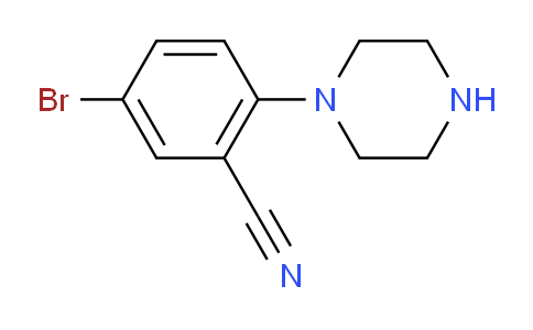 CAS No. 791846-41-8, 5-Bromo-2-(piperazin-1-yl)benzonitrile