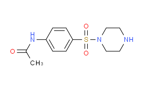CAS No. 100318-71-6, N-(4-(Piperazin-1-ylsulfonyl)phenyl)acetamide
