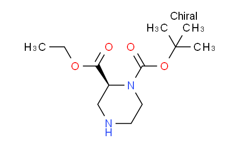 CAS No. 209592-05-2, (R)-1-tert-Butyl 2-ethyl piperazine-1,2-dicarboxylate