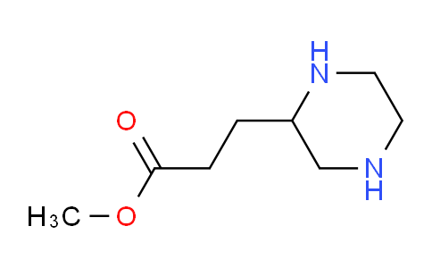 CAS No. 954240-18-7, Methyl 3-(piperazin-2-yl)propanoate