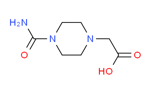 CAS No. 701291-01-2, (4-Carbamoylpiperazin-1-yl)acetic acid