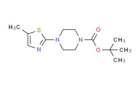 CAS No. 1019637-75-2, 1-Boc-4-(5-Methylthiazol-2-yl)piperazine