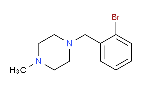 CAS No. 91560-85-9, 1-[(2-bromophenyl)methyl]-4-methylpiperazine