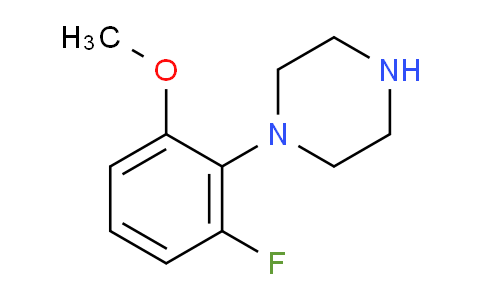 CAS No. 113028-78-7, 1-(2-fluoro-6-methoxyphenyl)piperazine