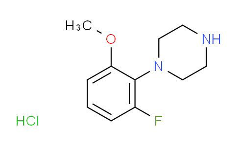 CAS No. 1396762-14-3, 1-(2-fluoro-6-methoxyphenyl)piperazine hydrochloride