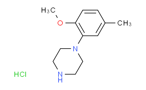 CAS No. 189264-72-0, 1-(2-methoxy-5-methylphenyl)piperazine hydrochloride