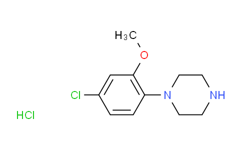 CAS No. 89988-99-8, 1-(4-chloro-2-methoxyphenyl)piperazine hydrochloride
