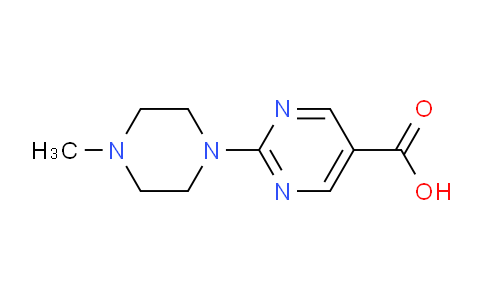 CAS No. 1019115-09-3, 2-(4-Methylpiperazin-1-yl)pyrimidine-5-carboxylic acid