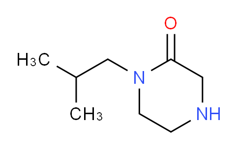 CAS No. 893747-69-8, 1-(2-methylpropyl)piperazin-2-one