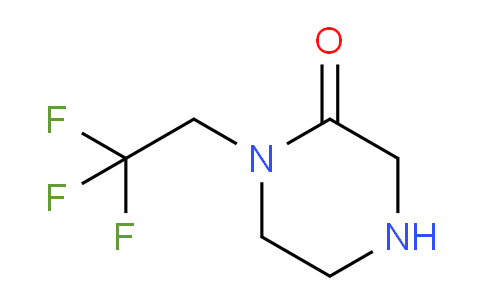 CAS No. 907972-20-7, 1-(2,2,2-trifluoroethyl)piperazin-2-one