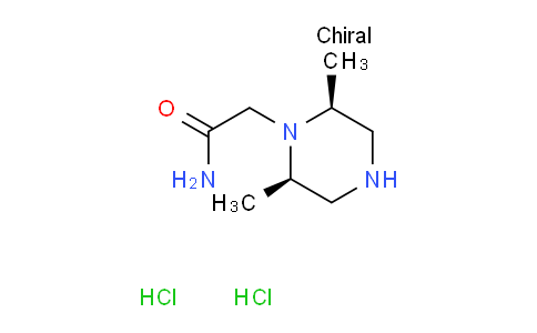 CAS No. 2105380-39-8, 2-[cis-2,6-dimethylpiperazin-1-yl]acetamide;dihydrochloride