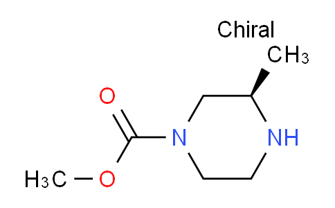 CAS No. 1445590-95-3, methyl (3R)-3-methylpiperazine-1-carboxylate