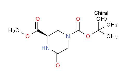 CAS No. 2074628-60-5, O1-tert-butyl O3-methyl (3R)-5-oxopiperazine-1,3-dicarboxylate