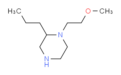 CAS No. 1343711-61-4, 1-(2-methoxyethyl)-2-propylpiperazine