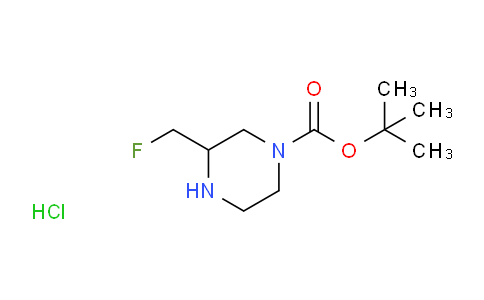CAS No. 2331259-80-2, tert-butyl 3-(fluoromethyl)piperazine-1-carboxylate;hydrochloride