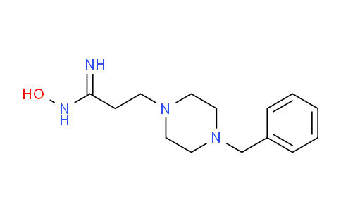 CAS No. 1016731-93-3, 3-(4-benzylpiperazin-1-yl)-N-hydroxy-propanamidine