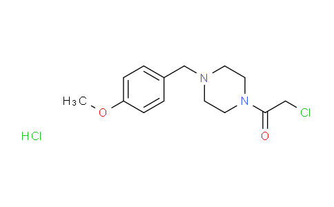 CAS No. 1258640-48-0, 2-chloro-1-[4-[(4-methoxyphenyl)methyl]piperazin-1-yl]ethanone;hydrochloride