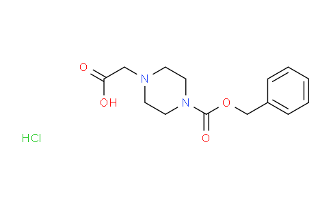 CAS No. 2306272-72-8, 2-{4-[(benzyloxy)carbonyl]piperazin-1-yl}acetic acid hydrochloride