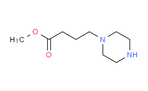 CAS No. 1096345-74-2, methyl 4-(piperazin-1-yl)butanoate