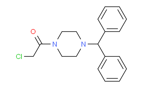 CAS No. 358733-61-6, 2-chloro-1-[4-(diphenylmethyl)piperazin-1-yl]ethan-1-one