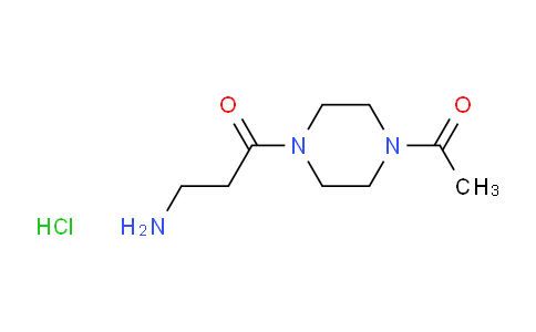CAS No. 917758-58-8, 1-(4-acetylpiperazin-1-yl)-3-amino-propan-1-one;hydrochloride