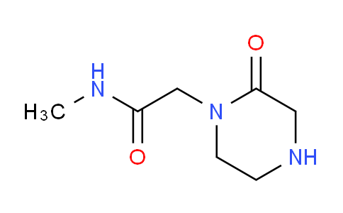 CAS No. 1250678-07-9, N-methyl-2-(2-oxopiperazin-1-yl)acetamide
