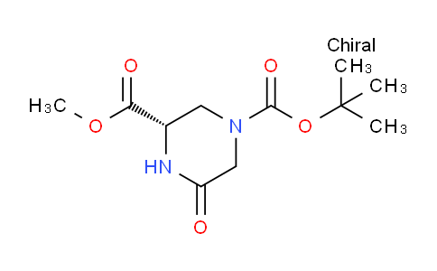 CAS No. 1448348-02-4, O1-tert-butyl O3-methyl (3S)-5-oxopiperazine-1,3-dicarboxylate