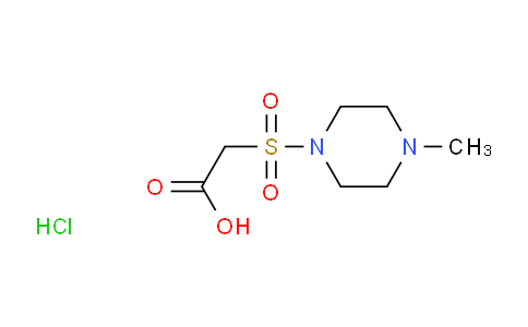 CAS No. 1251923-64-4, 2-(4-methylpiperazin-1-yl)sulfonylacetic acid;hydrochloride