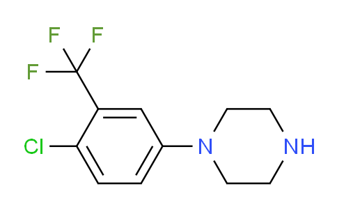 CAS No. 41213-04-1, 1-(4-chloro-3-(trifluoromethyl)phenyl)piperazine