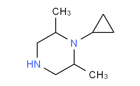 CAS No. 1017120-38-5, 1-cyclopropyl-2,6-dimethylpiperazine