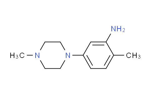 CAS No. 1007211-93-9, 2-methyl-5-(4-methylpiperazin-1-yl)benzenamine