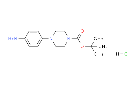 CAS No. 193902-64-6, tert-butyl 4-(4-aminophenyl)piperazine-1-carboxylate hydrochloride