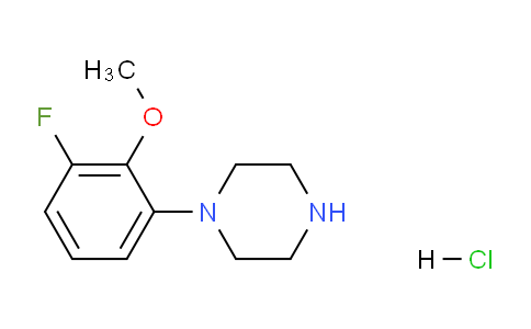 CAS No. 1396762-35-8, 1-(3-fluoro-2-methoxyphenyl)piperazine hydrochloride