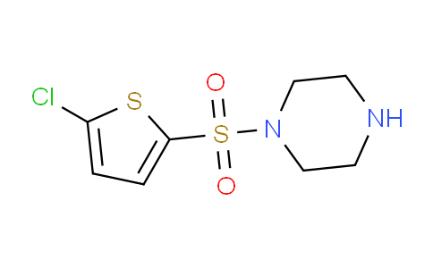 CAS No. 750607-94-4, 1-[(5-chlorothien-2-yl)sulfonyl]piperazine