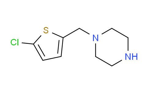 CAS No. 55513-18-3, 1-[(5-chlorothien-2-yl)methyl]piperazine