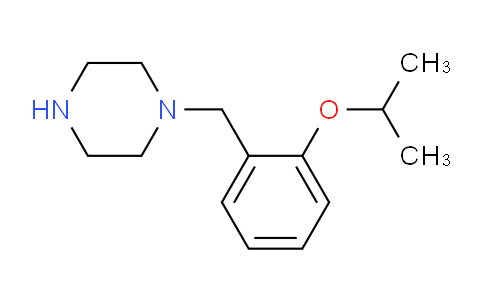 CAS No. 906088-71-9, 1-(2-isopropoxybenzyl)piperazine