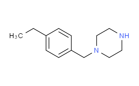 CAS No. 435341-97-2, 1-(4-ethylbenzyl)piperazine