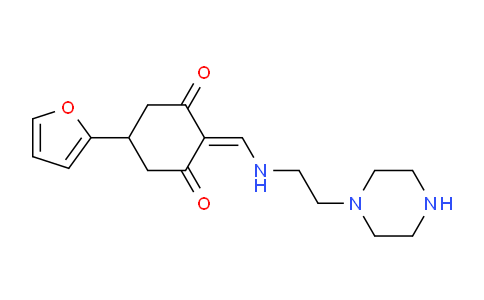 MC734797 | 351164-05-1 | 5-(2-furyl)-2-{[(2-piperazin-1-ylethyl)amino]methylene}cyclohexane-1,3-dione