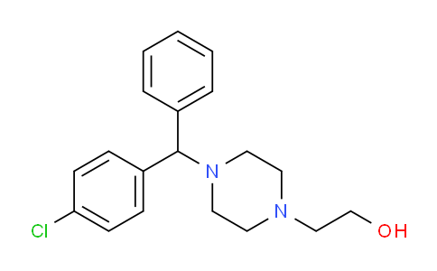 CAS No. 109806-71-5, 2-[4-[(4-Chlorophenyl)(phenyl)methyl]-1-piperazinyl]ethanol