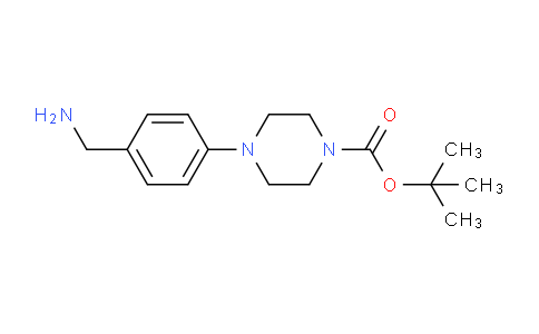 CAS No. 852180-47-3, tert-butyl 4-(4-(aminomethyl)phenyl)piperazine-1-carboxylate