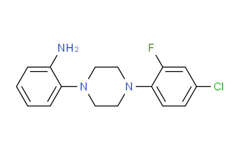 CAS No. 2006277-40-1, 2-[4-(4-Chloro-2-fluorophenyl)-1-piperazinyl]aniline