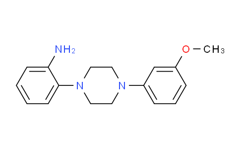 CAS No. 937607-69-7, 2-[4-(3-Methoxyphenyl)-1-piperazinyl]aniline