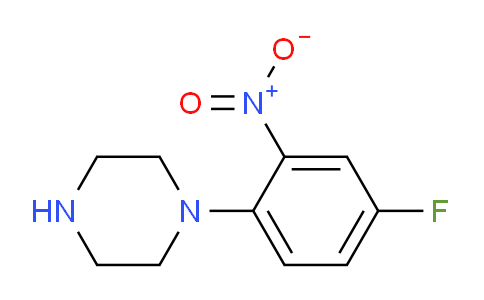 CAS No. 243128-46-3, 1-(4-Fluoro-2-nitrophenyl)piperazine