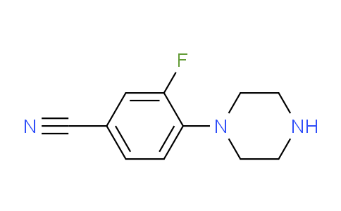 3-Fluoro-4-piperazinobenzonitrile